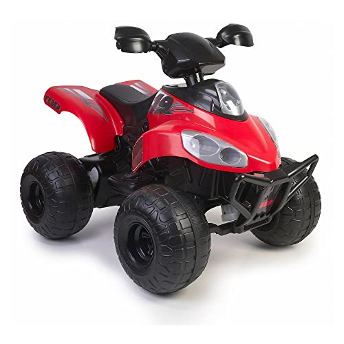 Feber - Quad Motion, Elektrofahrzeug mit Batterie 12 V, Rot (Famosa 800012652) von Feber