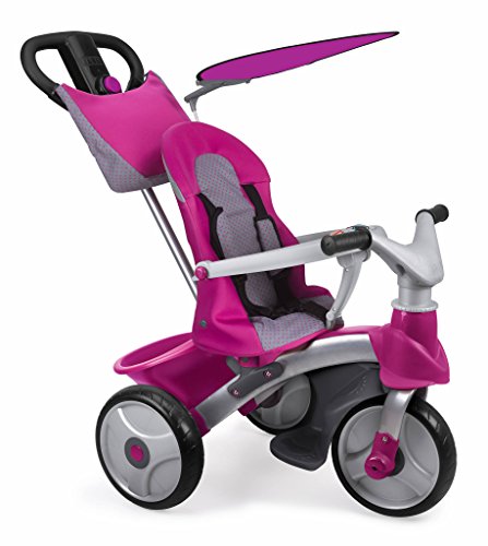 Feber Baby Trike easy evolution rosa, evolutionäres Dreirad für Kinder ab 12 Monaten von Feber
