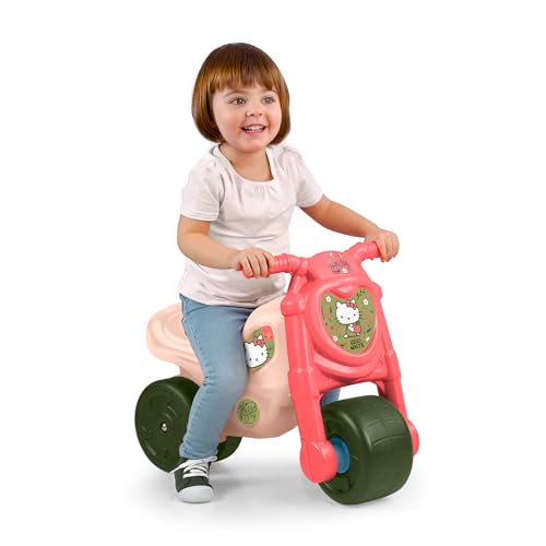 Feber - Hello Kitty Motofeber, Rutscher in Form eines Motorrads mit lustigen Hello Kitty-Aufklebern, Stabil und sicher, Entwickelt für Kinder von 18 Monaten bis 3 Jahren, Famosa (FE200000) von Feber
