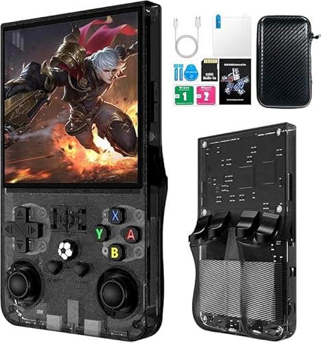 Febotak R36MAX Retro-Handheld-Spielkonsole, 4-Zoll-IPS-Display, 128 GB Speicher, 40.000 Spiele, Linux-System, 4000-mAh-Akku, Mini-Arcade-Konsole Febotak R36MAX Retro-Handheld-Spielkonsole, 4-Zoll-IPS-Display, 128 GB Speicher, 40.000 Spiele, Linux-System, 4000-mAh-Akku, Mini-Arcade-Konsole von Febotak