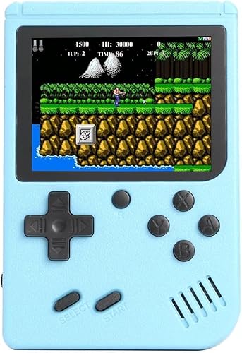 Macaron Handheld-Spielkonsolen, Nostalgisches Spielzeug, Retro-Mini-Handhelds, 500 Spiele für Studenten, Singles von Febotak