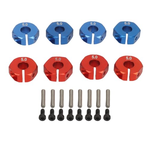 Febuliy RC Rad -Hex -Aluminium 12 -mm -Fahradapter Redcat 1/10 RC für automatische Upgrade -Teile (5 mm) von Febuliy