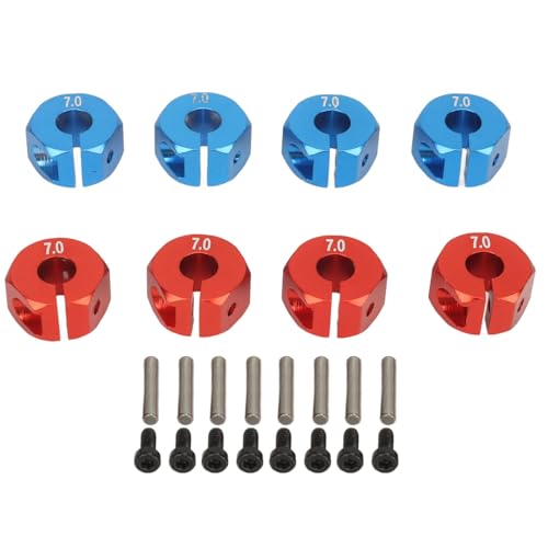 Febuliy RC Rad -Hex -Aluminium 12 -mm -Fahradapter Redcat 1/10 RC für automatische Upgrade -Teile (7 mm) von Febuliy