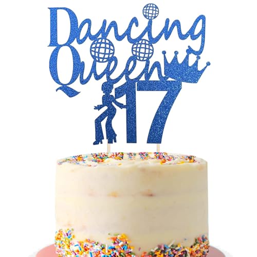 Tortenaufsatz zum 17. Geburtstag, rotgoldener Glitzer, tanzende Königin, Tortenaufsatz, 17 fabelhafte Kuchenspieße, Geburtstagsschild, Kuchendekorationen für Hello 17 Cheers to 17 Years 17. Tortenaufsatz zum 17. Geburtstag, rotgoldener Glitzer, tanzende Königin, Tortenaufsatz, 17 fabelhafte Kuchenspieße, Geburtstagsschild, Kuchendekorationen für Hello 17 Cheers to 17 Years 17. von Fechy