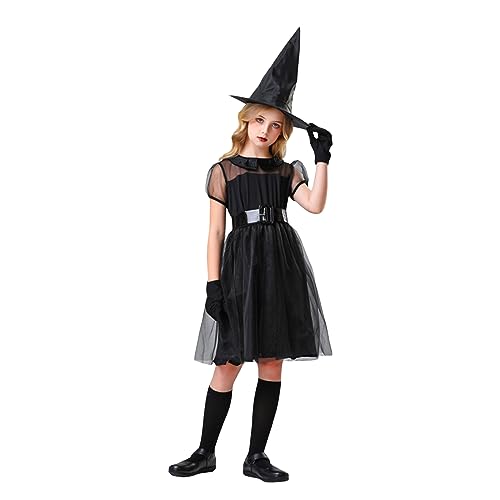 Feclmiyt Löwen-Kostüm für Mädchen, Kinder, Halloween, Tierkostüm, Deluxe, ärmellos, Tüll-Tutu-Kleid + Stirnband, Set, Party, Bühnenkleid, Outfit (E-01, M) von Feclmiyt