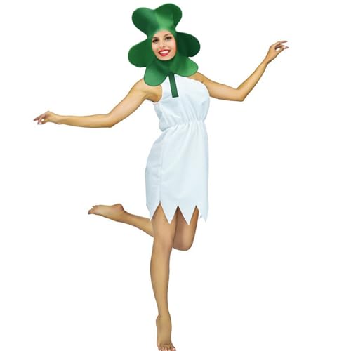 Feclmiyt Weihnachtsbaum-Kostüme für Damen und Herren, lustiges Weihnachtsbaum-Outfit für Erwachsene, Rollenspiel, Party-Requisiten, Clubwear (A-02, Einheitsgröße) von Feclmiyt