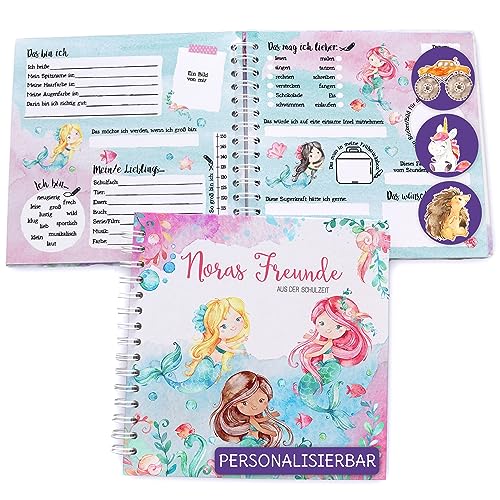 Feenstaub Freundebuch Grundschule personalisiert mit Namen, Schulfreundebuch, Freundschaftsbuch Schule Meerjungfrau Freundealbum für Schulkinder Einschulung Feenstaub Freundebuch Grundschule personalisiert mit Namen, Schulfreundebuch, Freundschaftsbuch Schule Meerjungfrau Freundealbum für Schulkinder Einschulung von Feenstaub