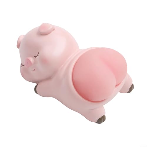 Feeshoppher Animal Butt Dashboard Spielzeug Fun 3D Interior Decor für Autos, Häuser und Büros, um Angst zu reduzieren (C) von Feeshoppher
