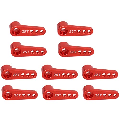 Feeuid 10 Stück Satz Lenkservo-Arm 25T Metallteile für 1/8 1/10 Rc Modell Auto/Boot Futaba Redcat Axial Feeuid 10 Stück Satz Lenkservo-Arm 25T Metallteile für 1/8 1/10 Rc Modell Auto/Boot Futaba Redcat Axial von Feeuid