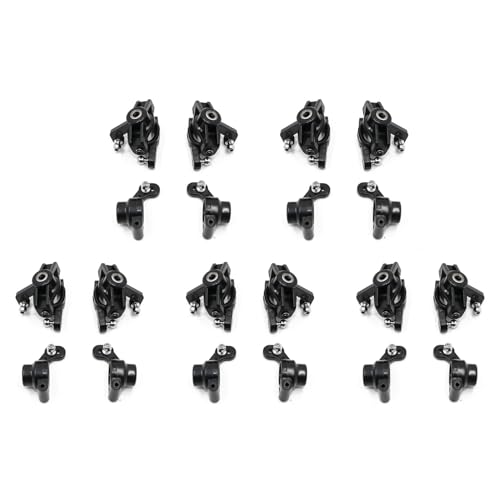 Feeuid 10 x Satz Hinterradträger 'Lenkgelenk C-Hub Carrier für 144001 144010 124016 124017 124019 RC Autoteile von Feeuid