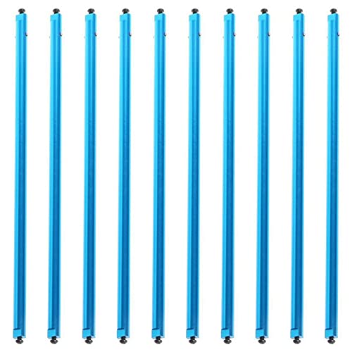 Feeuid 10X Zentral Antriebs Welle FÜR Toys A949 A959 A969 A979 K929 RC Auto, Metall, Blau von Feeuid