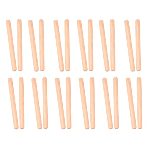 Feeuid 12 Paar Claves Instrument Ein Musikinstrument Ein Percussion Instrument Ein Percussion Instrument Ein Percussion für Kinder Musikspielzeug von Feeuid
