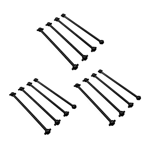 Feeuid 12 Teilige Metall Hunde Knochen Antriebs Welle für 144001 124019 124018 RC Auto Upgrades Teil Zubehör von Feeuid