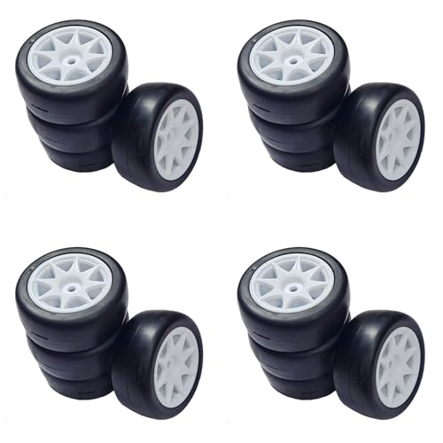 Feeuid 16 Stücke 58Mm Reifen 12Mm Hex mit Schwamm für 1/10 1/12 RC Drift Auto 3Racing M5 MST M04 M05 von Feeuid