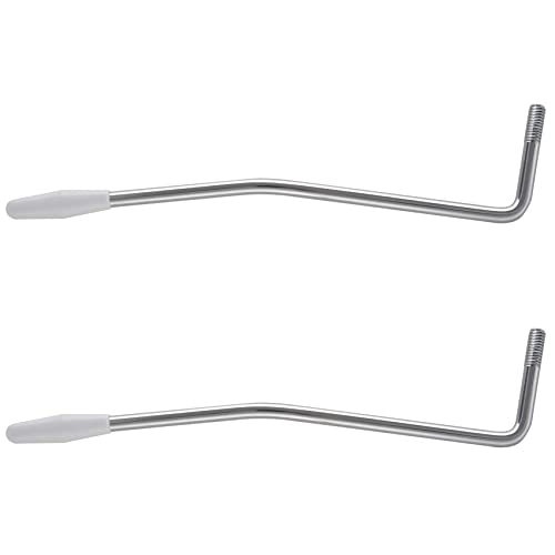 Feeuid 2 Hebel aus vibriertem Stahl für Tremolo-Arm 5,0 mm für Instrumente für E-Gitarre von Feeuid