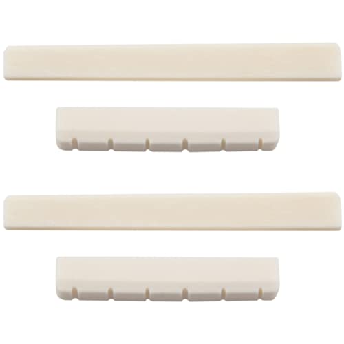 Feeuid 2 x Klassikgitarre Bone geriffelt Saddle Einstellmutter Feeuid 2 x Klassikgitarre Bone geriffelt Saddle Einstellmutter von Feeuid