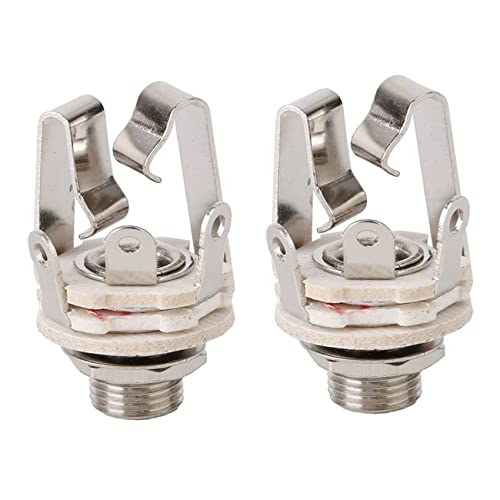Feeuid 2 x Klinkenstecker 6,5 mm für -K-Audio mit 6,5 Stereo-Schalter für Gitarre Feeuid 2 x Klinkenstecker 6,5 mm für -K-Audio mit 6,5 Stereo-Schalter für Gitarre von Feeuid