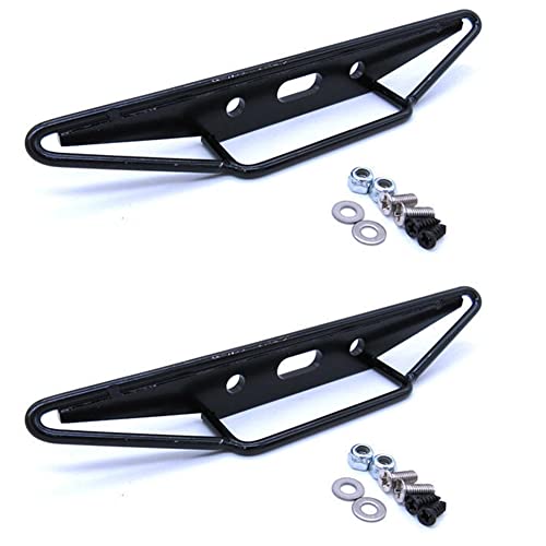 Feeuid 2 x Stoßstange hinten aus Metall für MN D90 D99 D99S MN90 MN99S 1/12 RC Auto-Upgrade-Ersatzteile, Schwarz Feeuid 2 x Stoßstange hinten aus Metall für MN D90 D99 D99S MN90 MN99S 1/12 RC Auto-Upgrade-Ersatzteile, Schwarz von Feeuid
