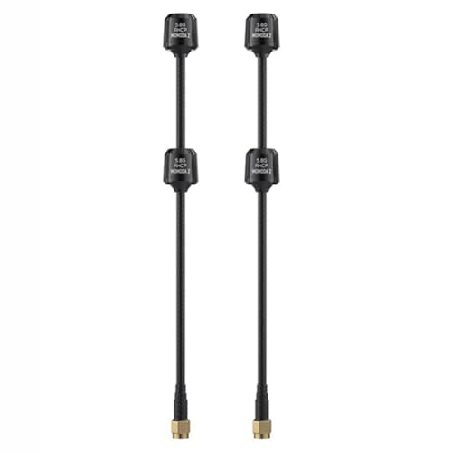 Feeuid 2PCS Momoda2 5.8G Dual-Antennen RHCP/LHCP SMA Dual-Core RF für DIY RC FPV Drohne Quadcopter Freestyle Zubehör LHCP von Feeuid
