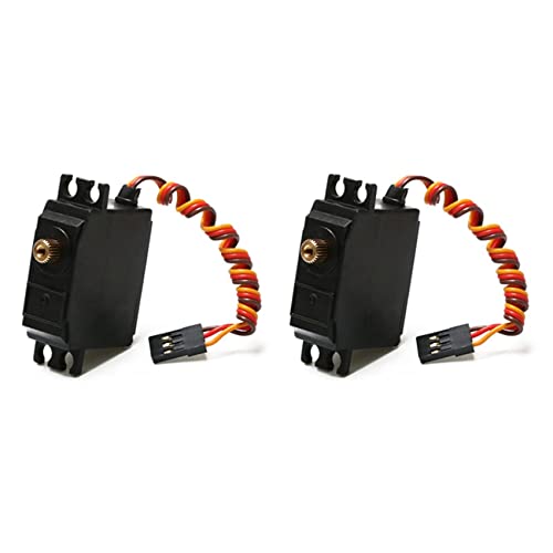 Feeuid 2X Dreidraht Bürstenloses Metall Getriebe Servo Für 12428 12423 12427 12429 1/12 RC Auto Upgrade Teile Zubehör von Feeuid