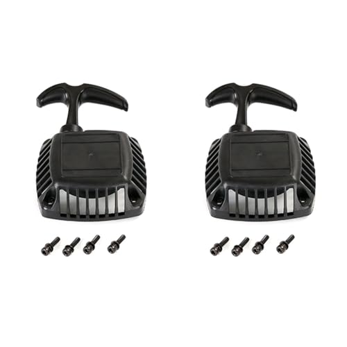 Feeuid 2X Leicht zu Startender Ziehen Start für 32Cc-36Cc Motor Zenoah für 1/5 Baja 5B Rovan 5Ive-T, Schwarz von Feeuid