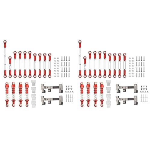Feeuid 2X Metall Lenkungsanschluss Antriebsmontage Stoßdämpfer Set für C14 C24 C24-1 1/16 Rc Upgrade Teile für Auto,1 Feeuid 2X Metall Lenkungsanschluss Antriebsmontage Stoßdämpfer Set für C14 C24 C24-1 1/16 Rc Upgrade Teile für Auto,1 von Feeuid
