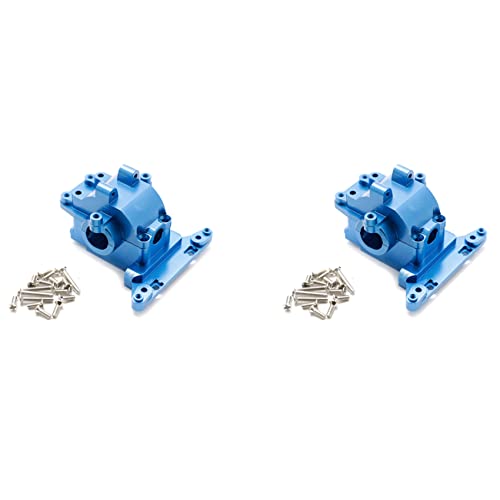 Feeuid 2X Metall Vorne Hinten Getriebegehäuse Getriebe für 1/18 LaTrax Teton Desert Prerunner RC Auto Upgrade Teile,2 von Feeuid