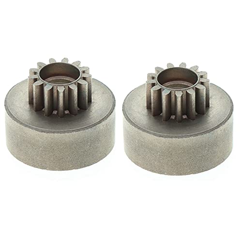 Feeuid 2X RC Auto Teil 13T Kupplung Glocke Ritzel Zahnrad Metall für 1:8 RC Auto Axial Redcat Hi Speed Feeuid 2X RC Auto Teil 13T Kupplung Glocke Ritzel Zahnrad Metall für 1:8 RC Auto Axial Redcat Hi Speed von Feeuid