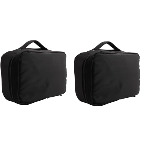 Feeuid 2X Universal Fern Bedienung Aufbewahrungstasche Sender Handtasche Case Box für 1/8 1/10 RC Auto Boot Tank Crawler TRX4 SCX10 von Feeuid