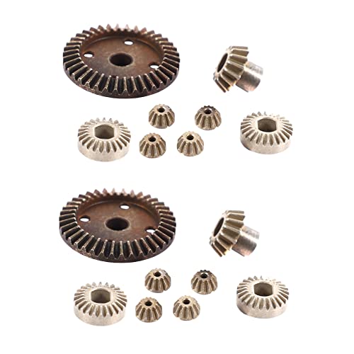 Feeuid 2X für A949 A959 Upgrade Metall Differential Getriebe für 1/18 A949 A959 A969 A979 K929 A959-B A969-B RC Auto Teile von Feeuid