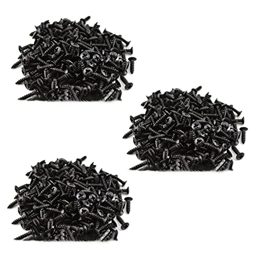 Feeuid 300 Stück schwarze Guitar Pickguard für Strat/Tele Bass Elektrisch für Gitarre von Feeuid