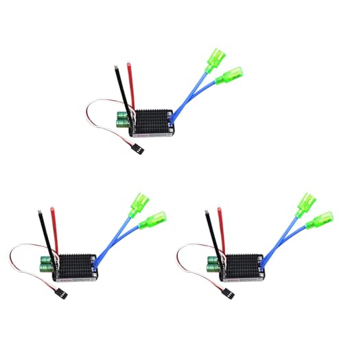 Feeuid 3X High Power 12V 24V Wasserdichter Bidirektionaler RC ESC Bürste ESC für RC Auto und Boot 640A von Feeuid