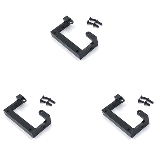 Feeuid 3X Metall Stoßstangenhalterung für C14 C24 C24-1 C34 B14 B24 B16 B36 MN D90 MN99S RC Auto Upgrade Teile,Schwarz von Feeuid