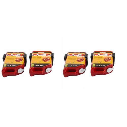 Feeuid 4 Stück 1/10 Leiter Rc Crawler Zubehör Mini Kraftstofftank für D90 Axial Wraith Scx10 (Rot) von Feeuid
