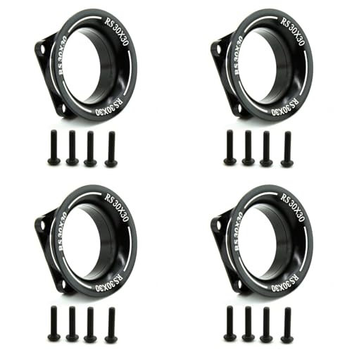 Feeuid 4 x 30 x 30 Abdeckung für Lüfter mit Luftkühlk für 540 550 3650 Kühlkörper Motor/ESC 1/10 1/8 D3 D4 RC Car,2 von Feeuid