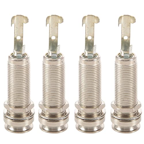 Feeuid 4 x Klemme für Monaio Klinkenstecker für E-Gitarre 6,35 mm von Feeuid