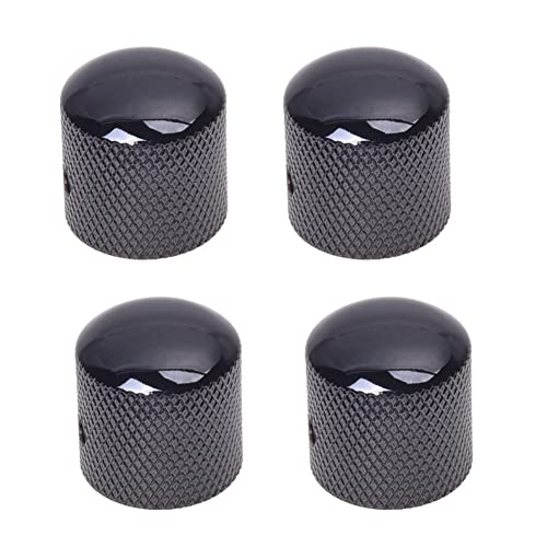 Feeuid 4 x Schwarzer Lautstärkeregler für E-Gitarre, schwarz Feeuid 4 x Schwarzer Lautstärkeregler für E-Gitarre, schwarz von Feeuid