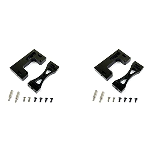 Feeuid 4X Metall Lenk Servo Halterung für 1/16 B1 B14 B16 B24 C14 C24 B36 MN D90 99S,Schwarz von Feeuid