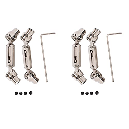 Feeuid 4X Ural Truck RC Auto Teile Metall Vorne Hinten Antriebswelle für Ural B36 B16 C14 C24 B24 von Feeuid