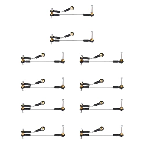 Feeuid 5 Set Lenken Stange Servo Stange Upgrade Teile für B14 B24 B16 B36 C14 C24 C44 1/16 RC von Feeuid