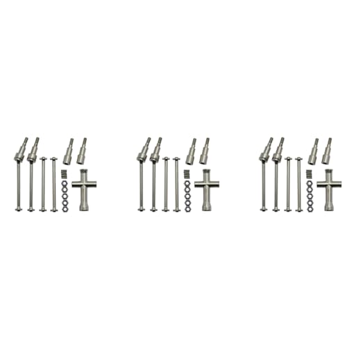 Feeuid 6X Metall vorne und hinten CVD Antriebswelle für SCY 16101 16102 16103 16201 PRO 1/16 Brushless RC Auto Upgrades Teile von Feeuid