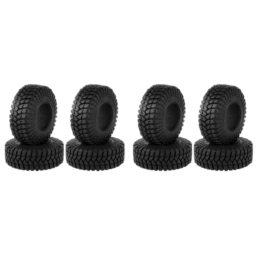 Feeuid 8 STÜCKE 110 mm 1,9 Gummireifen Rad Reifen für 1/10 RC Crawler Auto TRX4 D90 Axial SCX10 II III Redcat MST A von Feeuid