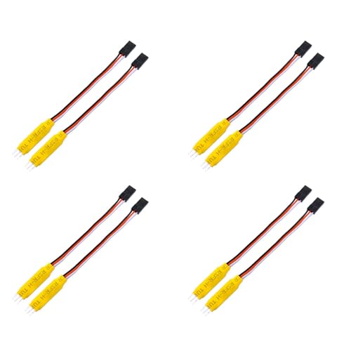 Feeuid 8 Stück Servo Expander von 90 ein 180 Grad erhöht den Lenkwinkel Extender 3,6-16 V Ersatzteile für Roboterarm für RC Boot von Feeuid