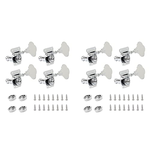 Feeuid 8 Stück für Bass Stimmgerät für offene Gitarre Getriebe für Köpfe Maschine für von Feeuid