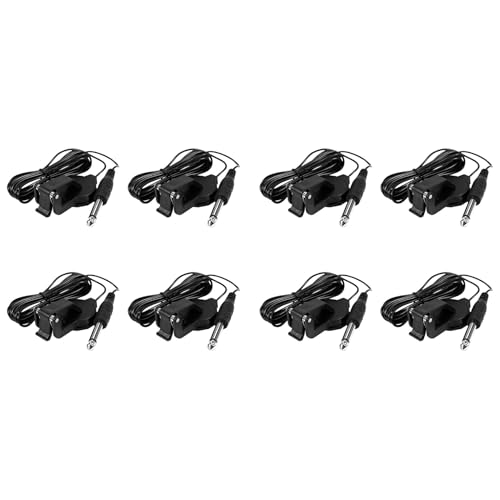 Feeuid 8X Clip-On Pickup Fuer Akustikgitarre Mandoline Banjo Ukulele Violine Bouzouki Laute von Feeuid