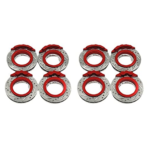Feeuid 8X Metall Bremsscheibe Bremssattel für Mini-Z Mini Z MA020 MA030 FWD Mini-Q8 1/28 RC Auto Upgrade Teile Zubehör von Feeuid
