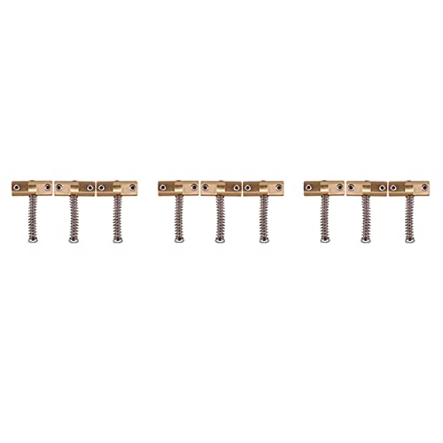 Feeuid Brückensättel für Gitarre Brückensattelsatz Stil 10,8 mm für 6-Saiten-E-Gitarre TL Stil (9 Stück) von Feeuid