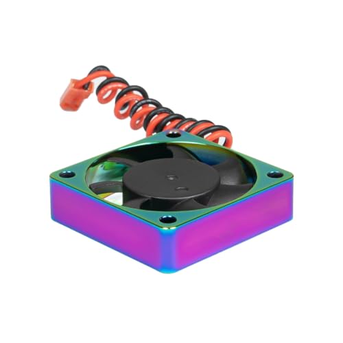Feeuid Metallgehäuse 4010 Lüfter Lüfter 40mm Hochgeschwindigkeits-Wärmeableitungslüfter Kühler 14000RPM RC-Auto-Ersatzteil von Feeuid