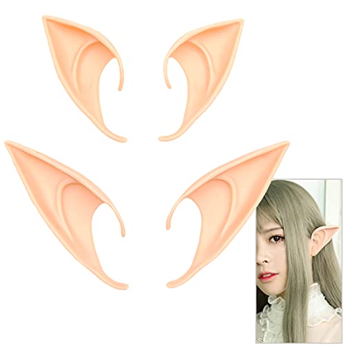 Feeziloe Elfenohr, Feenohren, Cosplay, Halloween, Party, Live-Broadcast-Requisiten, Anime-Party, Kostüm, Maskenball, Elfen, Vampirohren (2 Paar) von Feeziloe