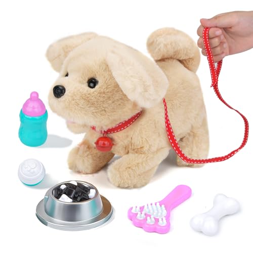 Hund Spielzeug Kinder Mit Leine Der Läuft und Bellt,Elektronisches Haustier Hund Spielzeug ,Dog Spiel Interaktiver Laufender Hund mit Gehen, Bellen, Schwanzwedeln für Kinder Junge Mädchen 2 3 4 Jahre Hund Spielzeug Kinder Mit Leine Der Läuft und Bellt,Elektronisches Haustier Hund Spielzeug ,Dog Spiel Interaktiver Laufender Hund mit Gehen, Bellen, Schwanzwedeln für Kinder Junge Mädchen 2 3 4 Jahre von Fegalop